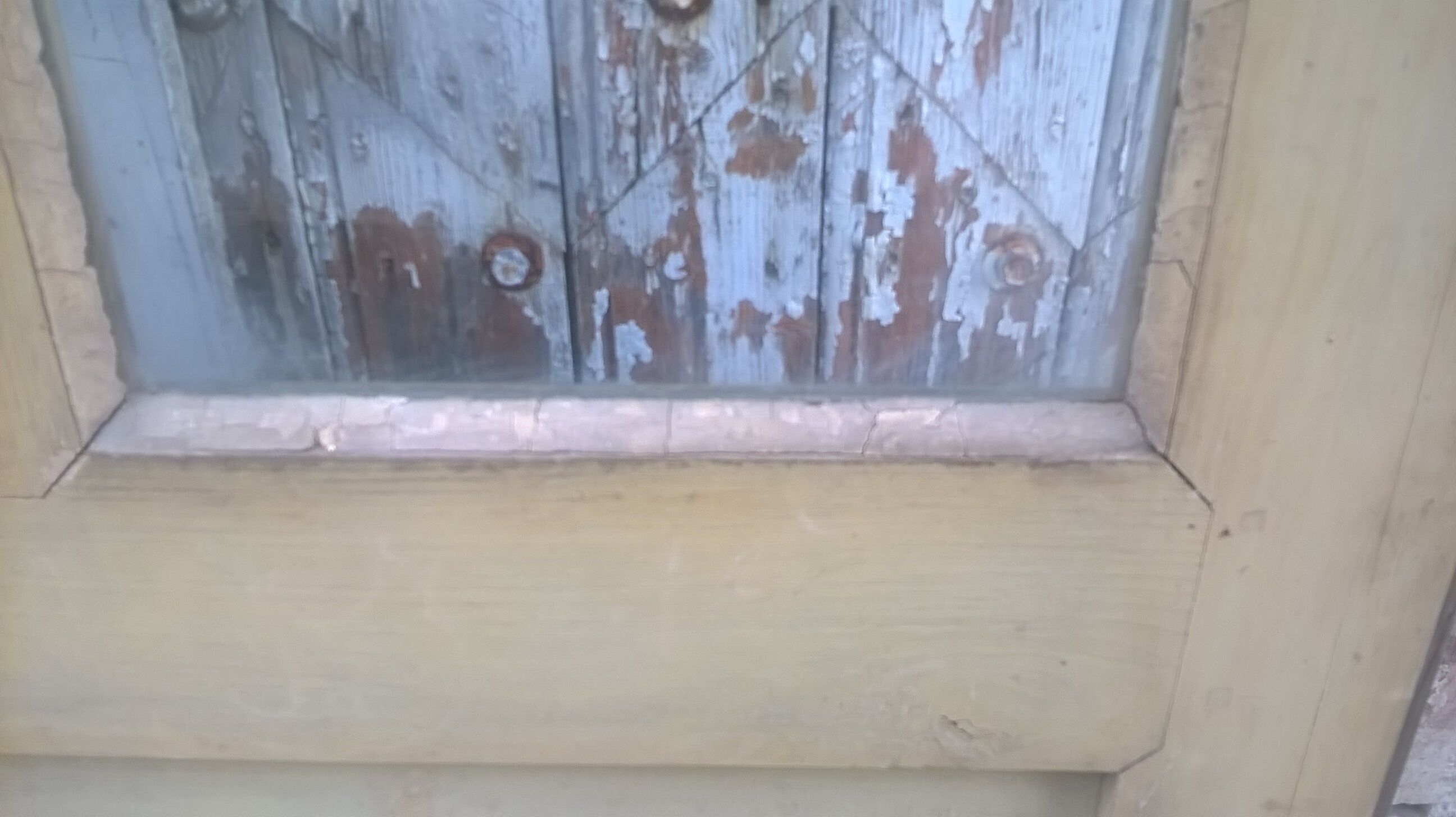 Old glazed interior door