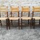 Chaises paillées