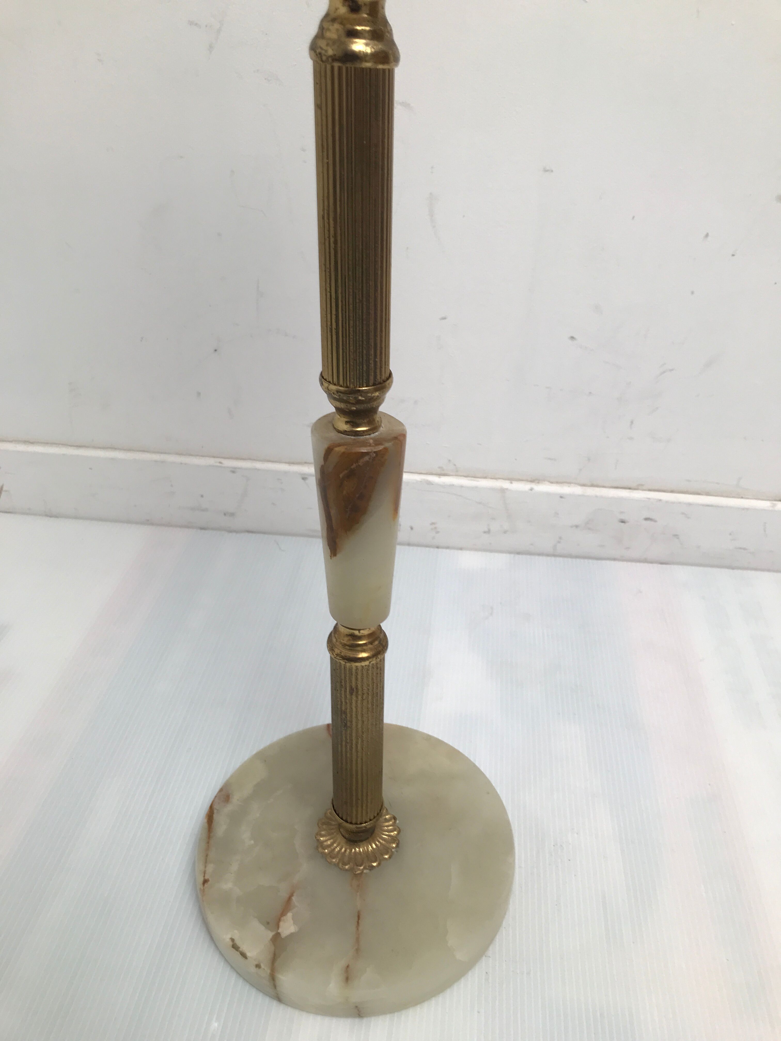 Marble and bronze ashtray