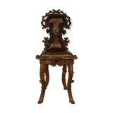 Chaise sculptée de style" foret noire"