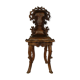 Chaise sculptée de style" foret noire"