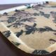 Vintage fiberglass floral pattern