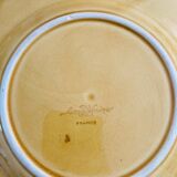 Barbotines: Ceramic dessert service from Sarreguemines.