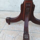 Louis XVI style floor lamp in carved mahogany