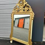 Antique Louis XVI style gilded mirror