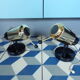 Pair of Zodiac wall lamps by Jacques Biny for Lita