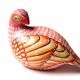 Oiseau Mexicain en papier mâché signé, années 70