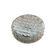 Round wall light ceiling fixture in glass with diamond points vintage 1970s
