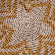 African woven basket