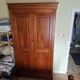Armoire merisier doré massif