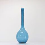Blue Scandinavian tulip vase 1960