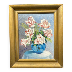 Nature morte aux roses