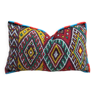 Beautiful vintage Berber Kilim cushion from Morocco