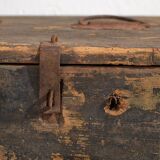 Antique cobalt blue ammunition trunk (c.1900) #64