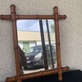 Miroir en bambou