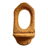 Wicker mirror from the 60s