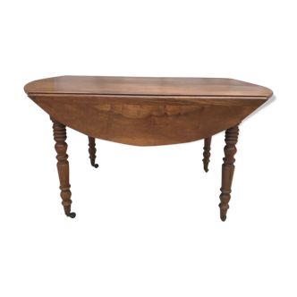 Table ovale à rabats