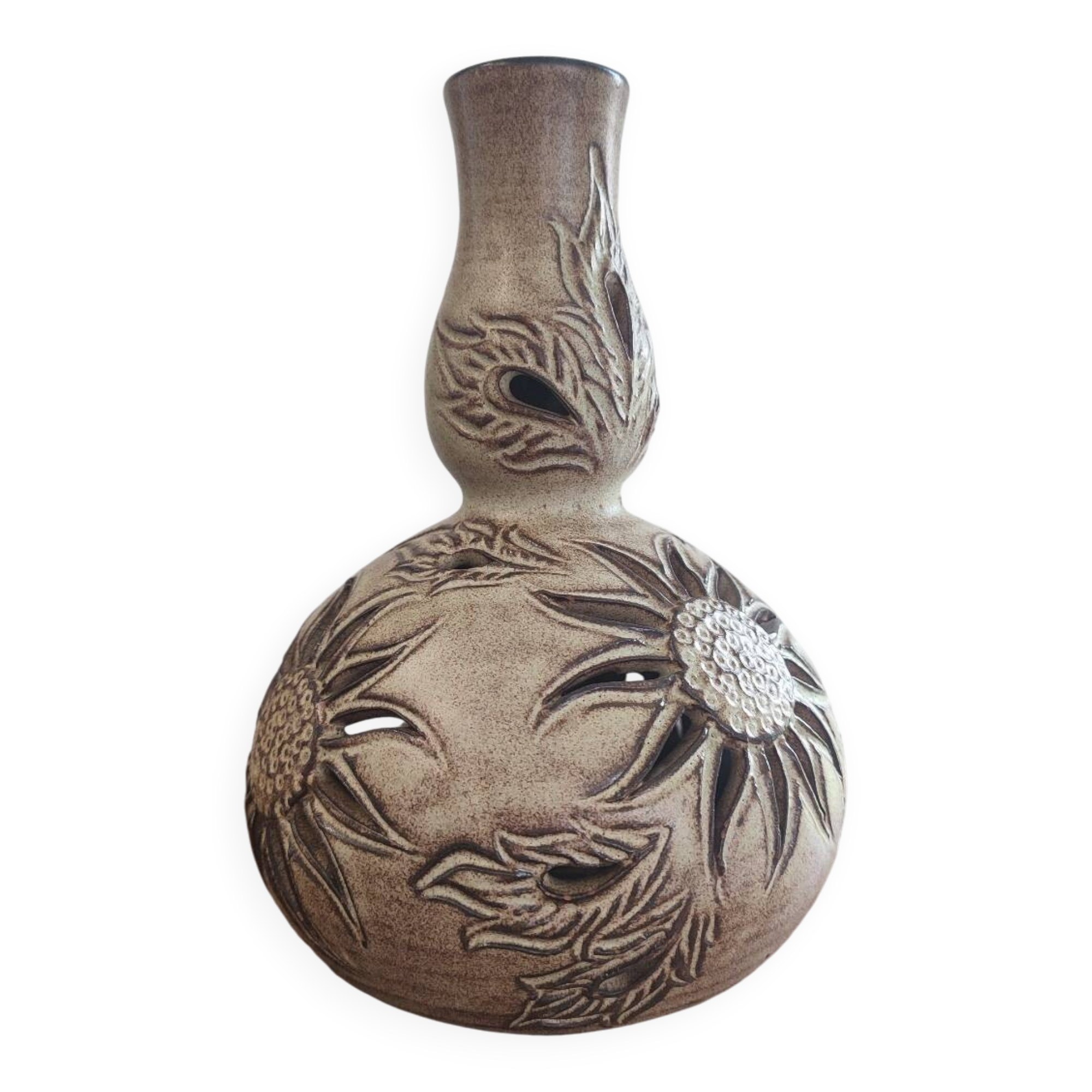 Vallauris ceramic lamp base by Fonck & Mateo