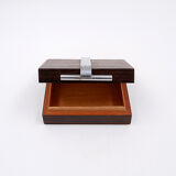Art Deco box in wood and metal attributed to the DESNY House - 1930s