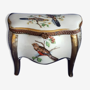 Bonbonniere galbe Louis XV Limoges