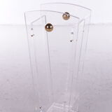 Porte-parapluies en plexiglas Charles Hollis Jones avec accents en laiton, 1970