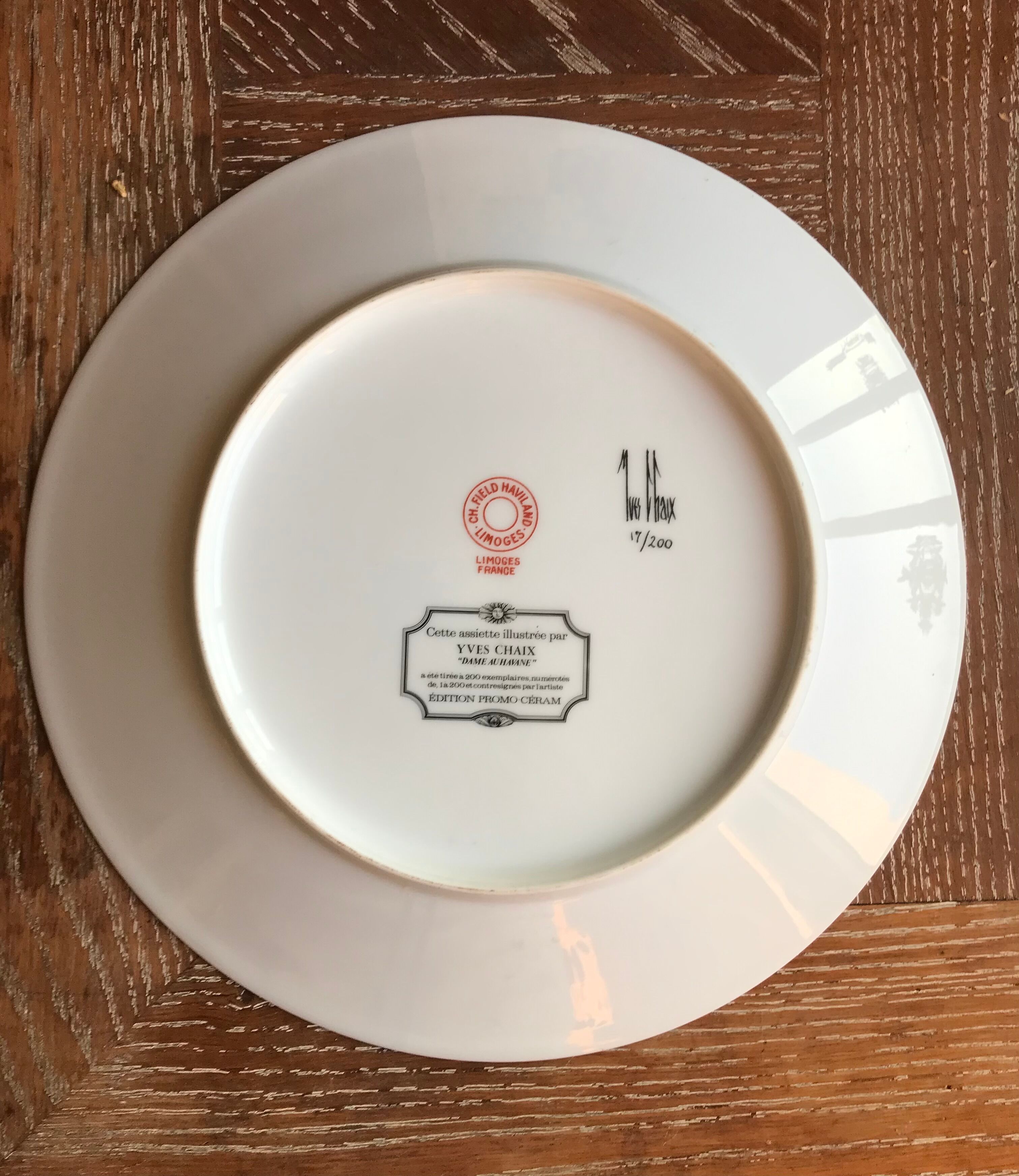 Plate illustrated by Yves Chaix