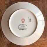 Assiette illustrée par Yves Chaix
