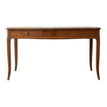 Vintage 1950s wooden dressing table console.