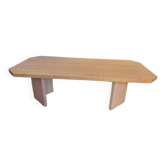 Travertine coffee table