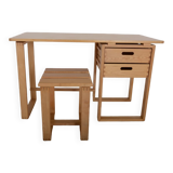 Desk and its stool dating from the 70s.