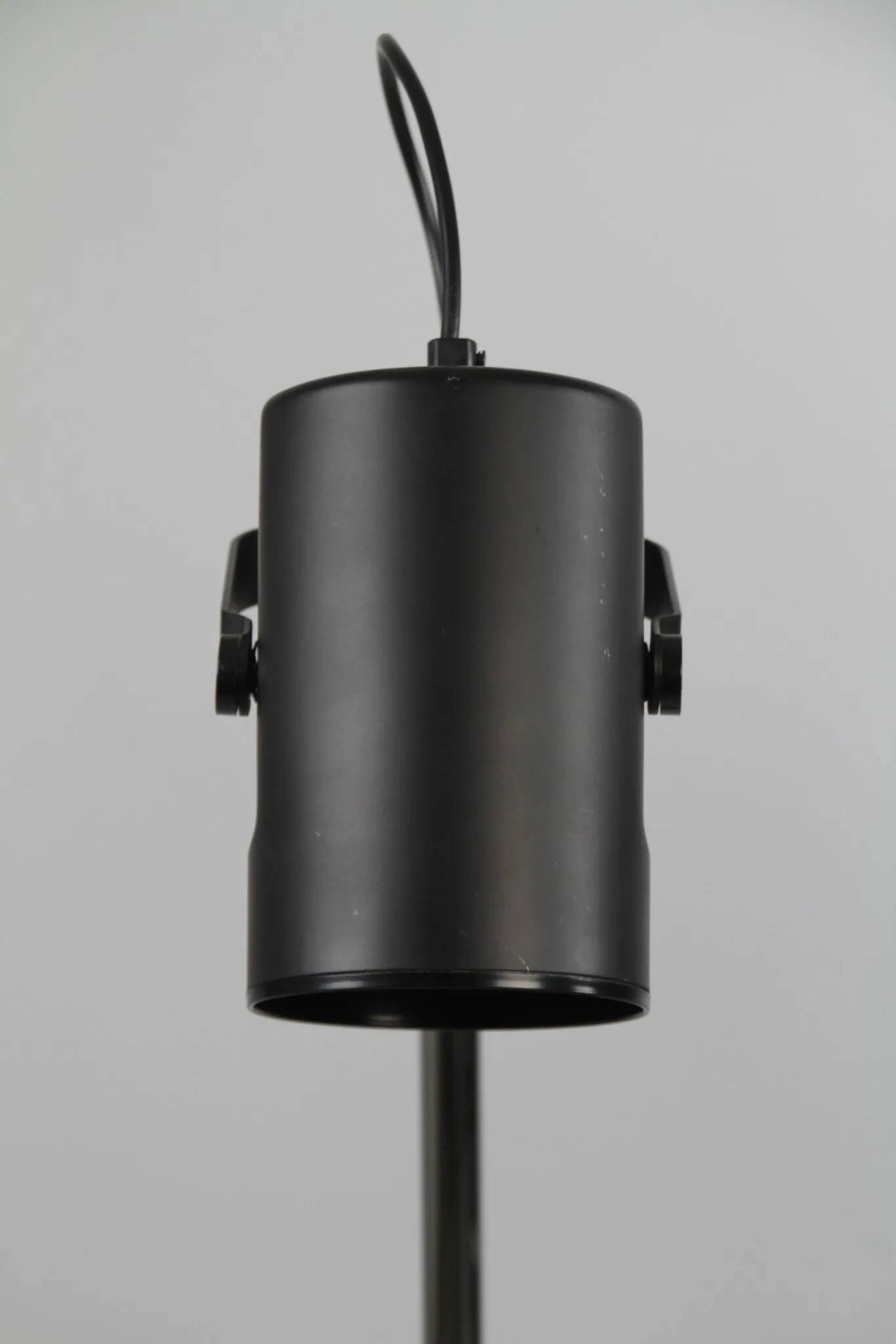 Pair of Black and Chrome “Orion” Floor Lamps by Per Sundstedt for Ateljé Lyktan, Sweden, 1960s