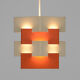Metal pendant light "Nift" by Kronobergsbelysning. Sweden 1960s
