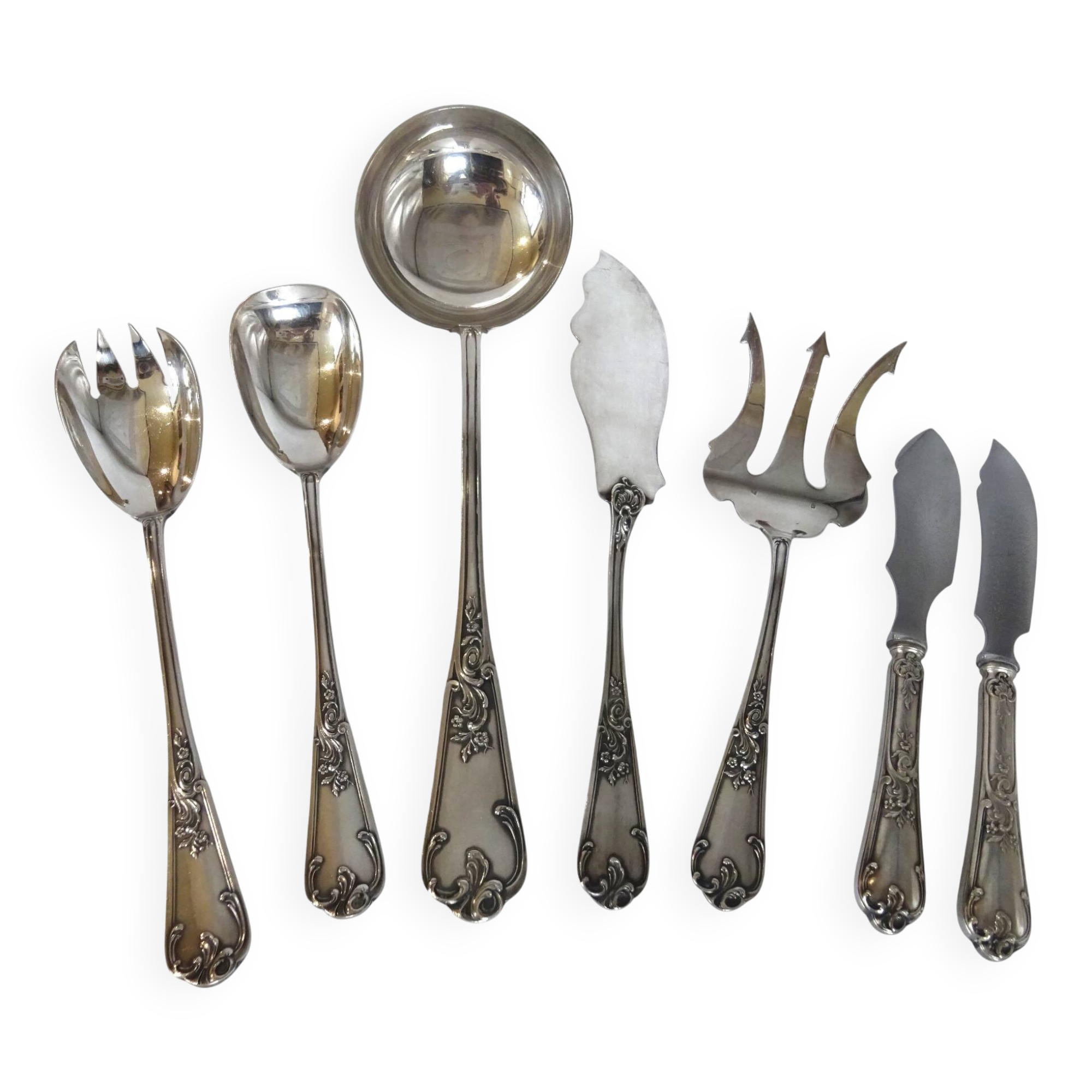 Silver-plated cutlery set - 103 pieces