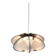 Vintage Scandinavian style wooden woven suspension – Corolle L – D54 cm