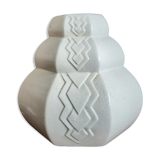 Art Deco cracked ceramic vase