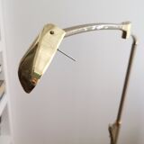 Modernist adjustable architectural floor lamp 1970s
