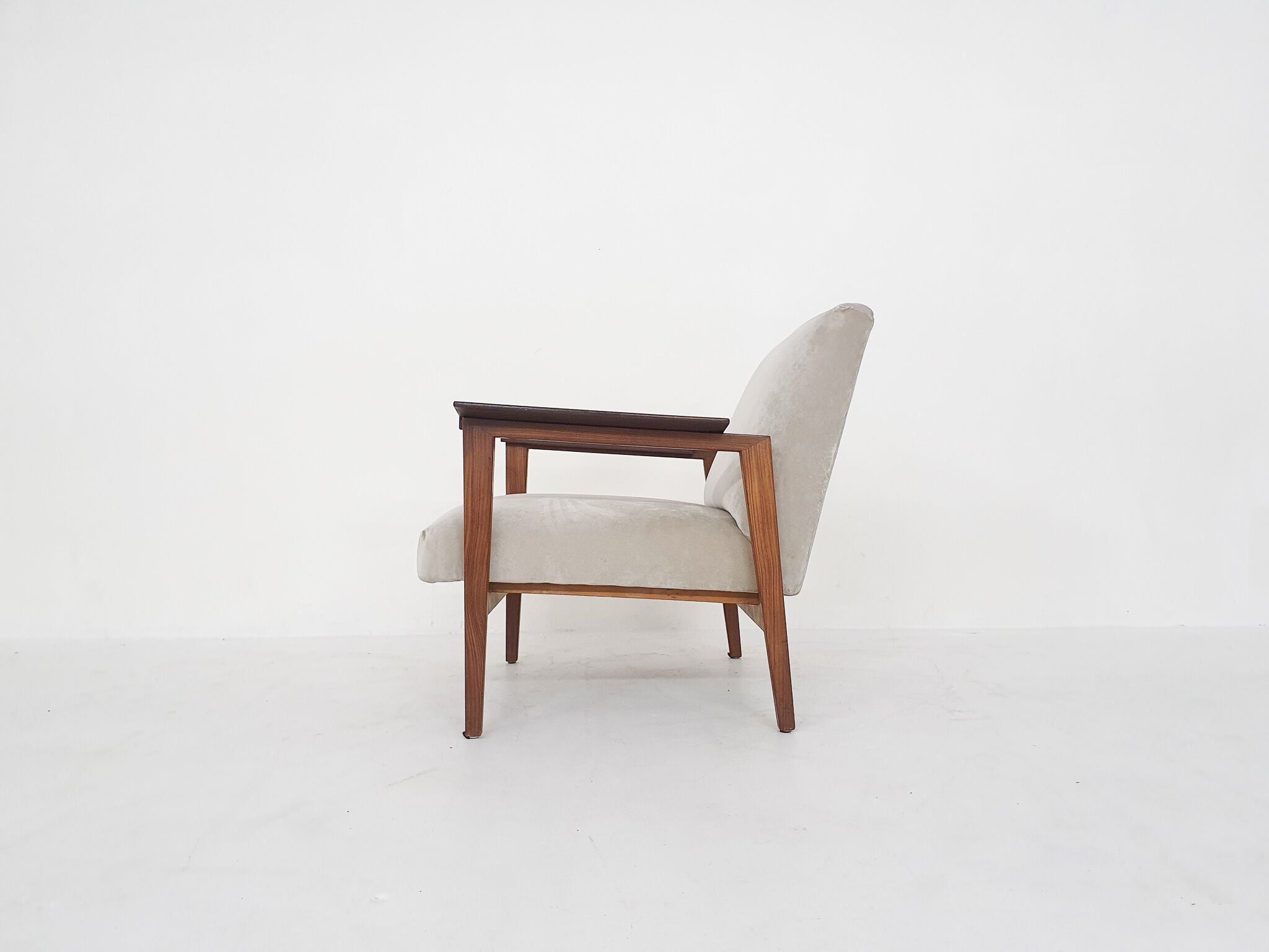 Scandinavian modern teak arm chair 1960