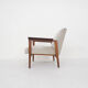 Fauteuil en teck scandinave des années 1960