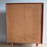 Teak and white formica secretary