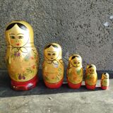 5 russian matryoshka dolls