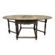 English oak drop-leaf table from the early 20th century