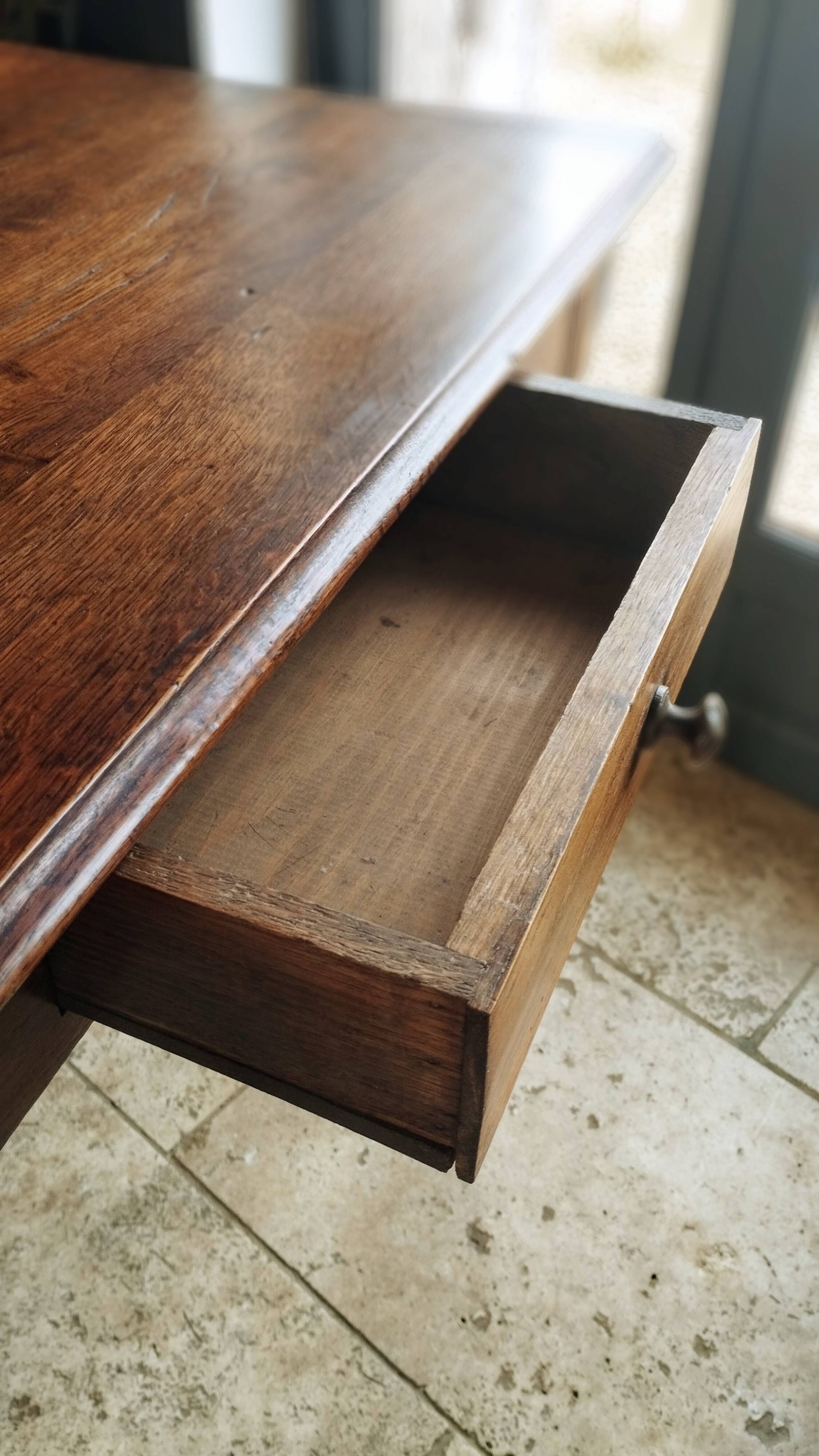 Early 20th century oak side table