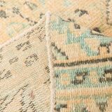 Mustard Yellow Vintage Rug, Handmade Persian Rug, 180x277 Cm