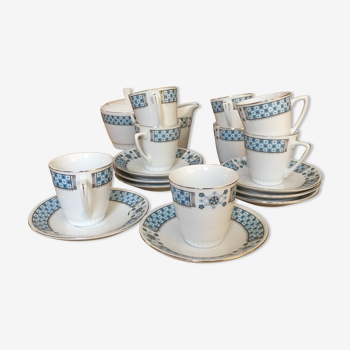 Coffee service China, 18 pieces