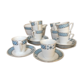 Coffee service China, 18 pieces