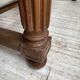 Solid walnut farmhouse castle table 1900 XXL