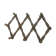 Wooden patères with braces