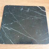 Black and white marble centerpiece top