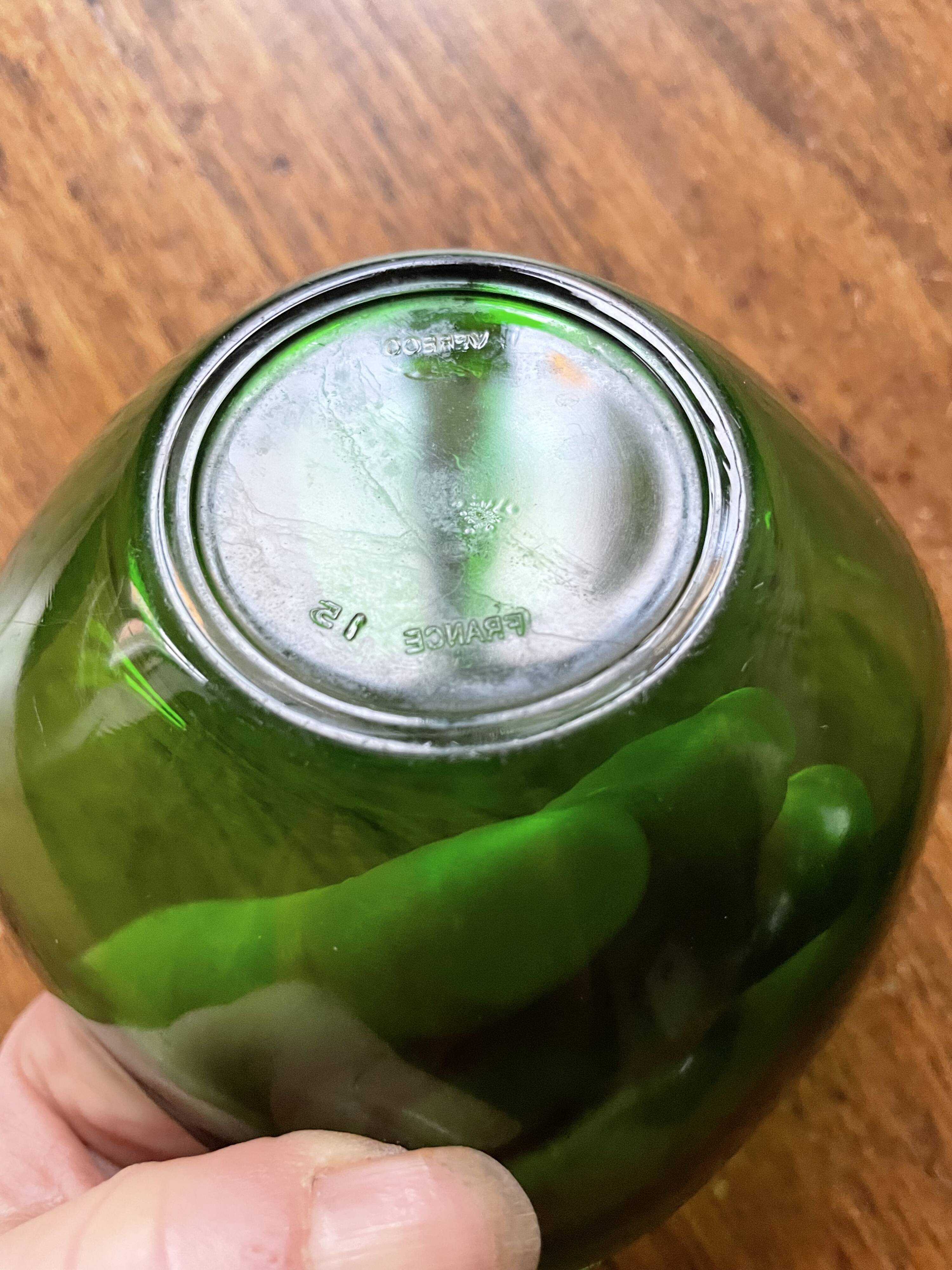 5 Vereco Duralex green bowls