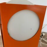 Orange Lamp Vintage Design Circa 1970 Space Age